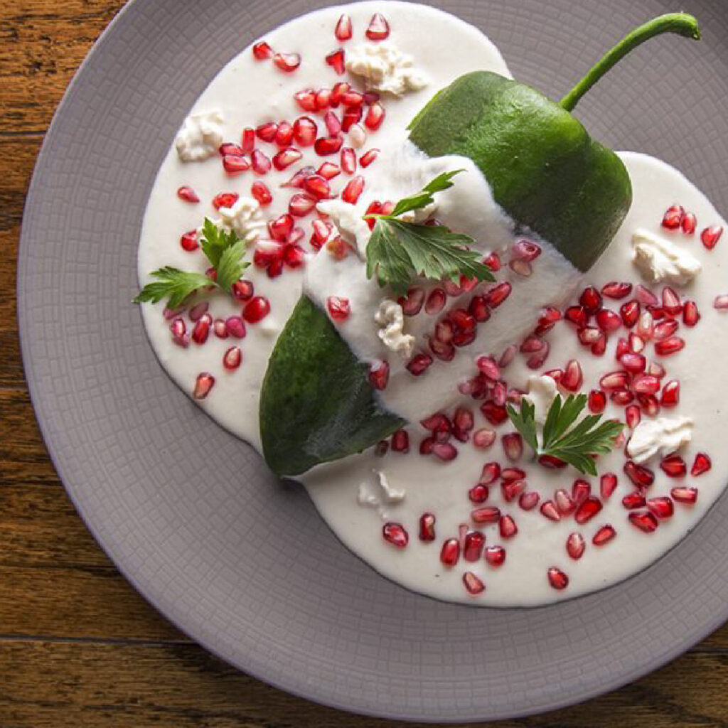 Chiles en Nogada en San Miguel de Allende