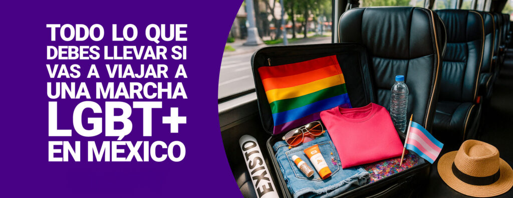 Todo lo que debes llevar si vas a viajar a una Marcha LGBT+ en México