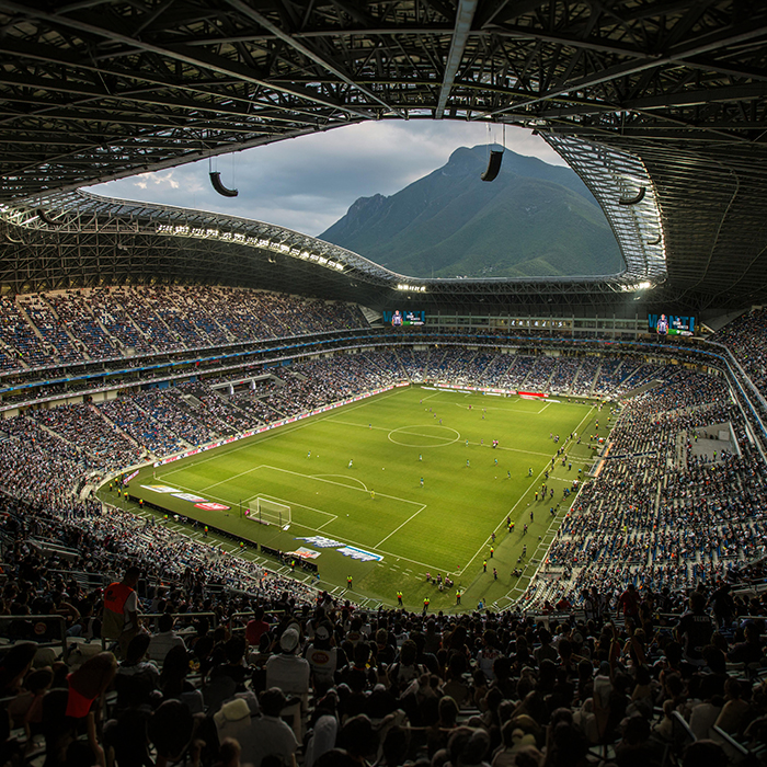 El estadio de Monterrey: uno de los puntos clave del verano